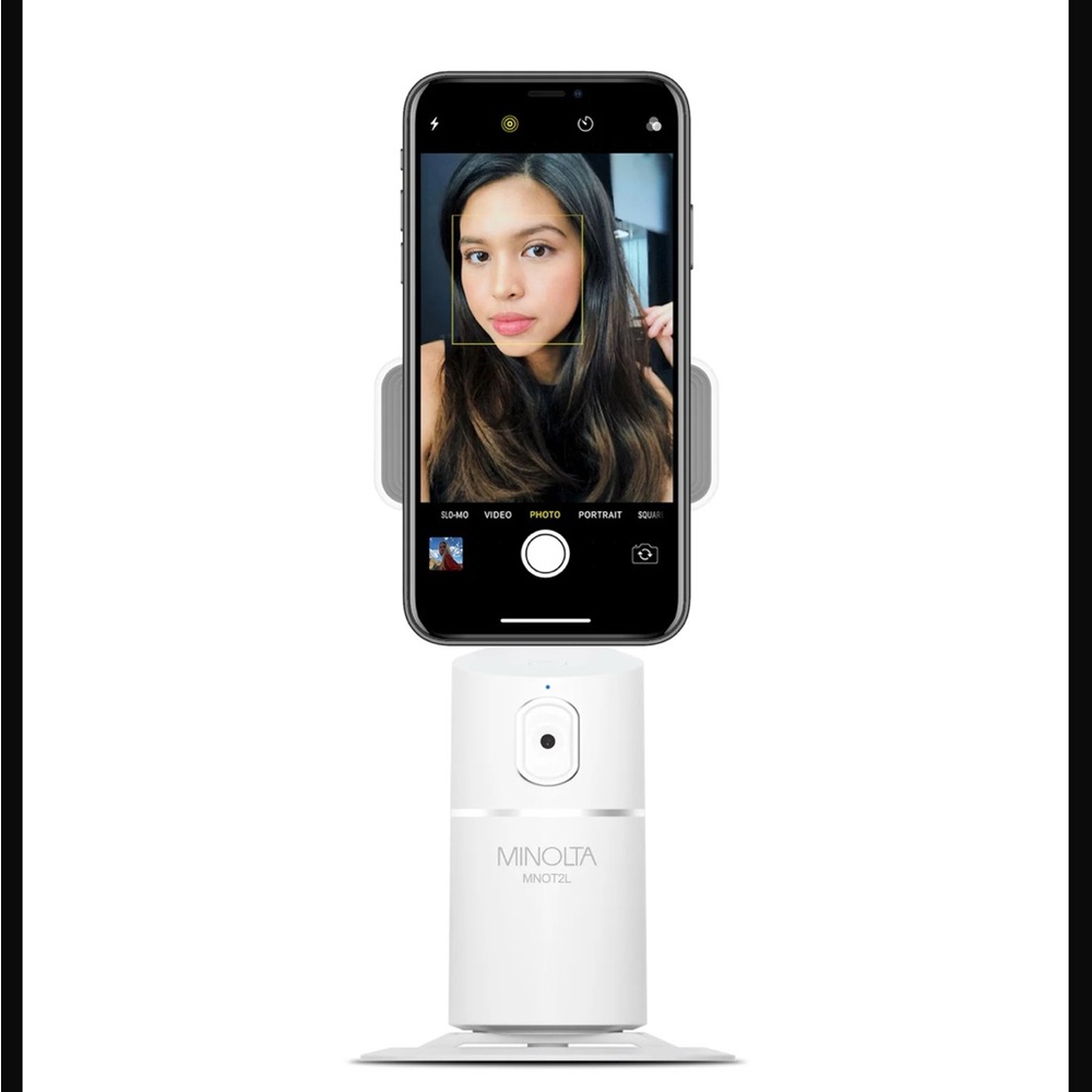 Minolta White Smartphone Video Stabilizer